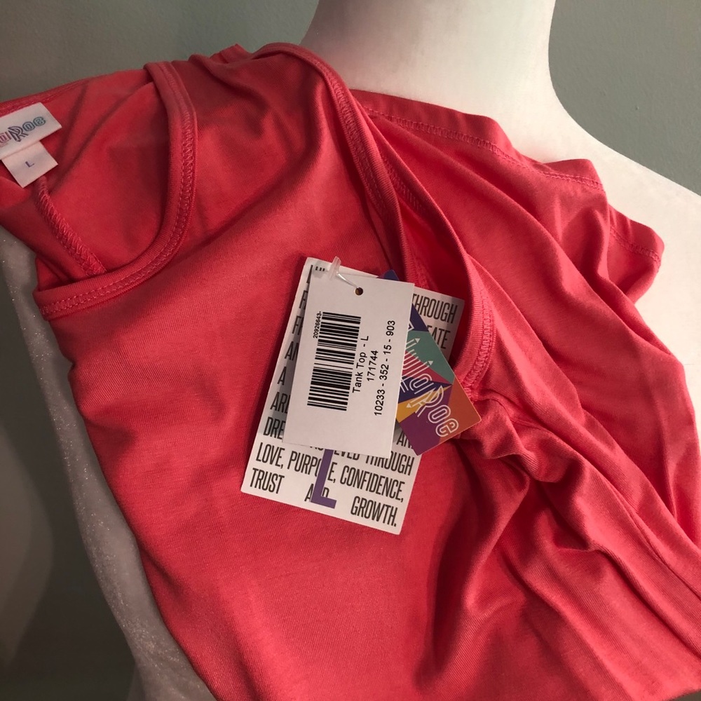 LLR pink/coral Tank Top
